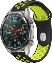 Huawei Watch GT sport bandje - zwart/geel - 42mm
