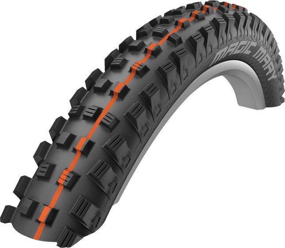 Schwalbe Magic Mary Vouwband 27.5" SnakeSkin - TLE - Apex Evolution Addix Soft - Bandenmaat 70-584 | 27.5 x 2.80 - Zwart