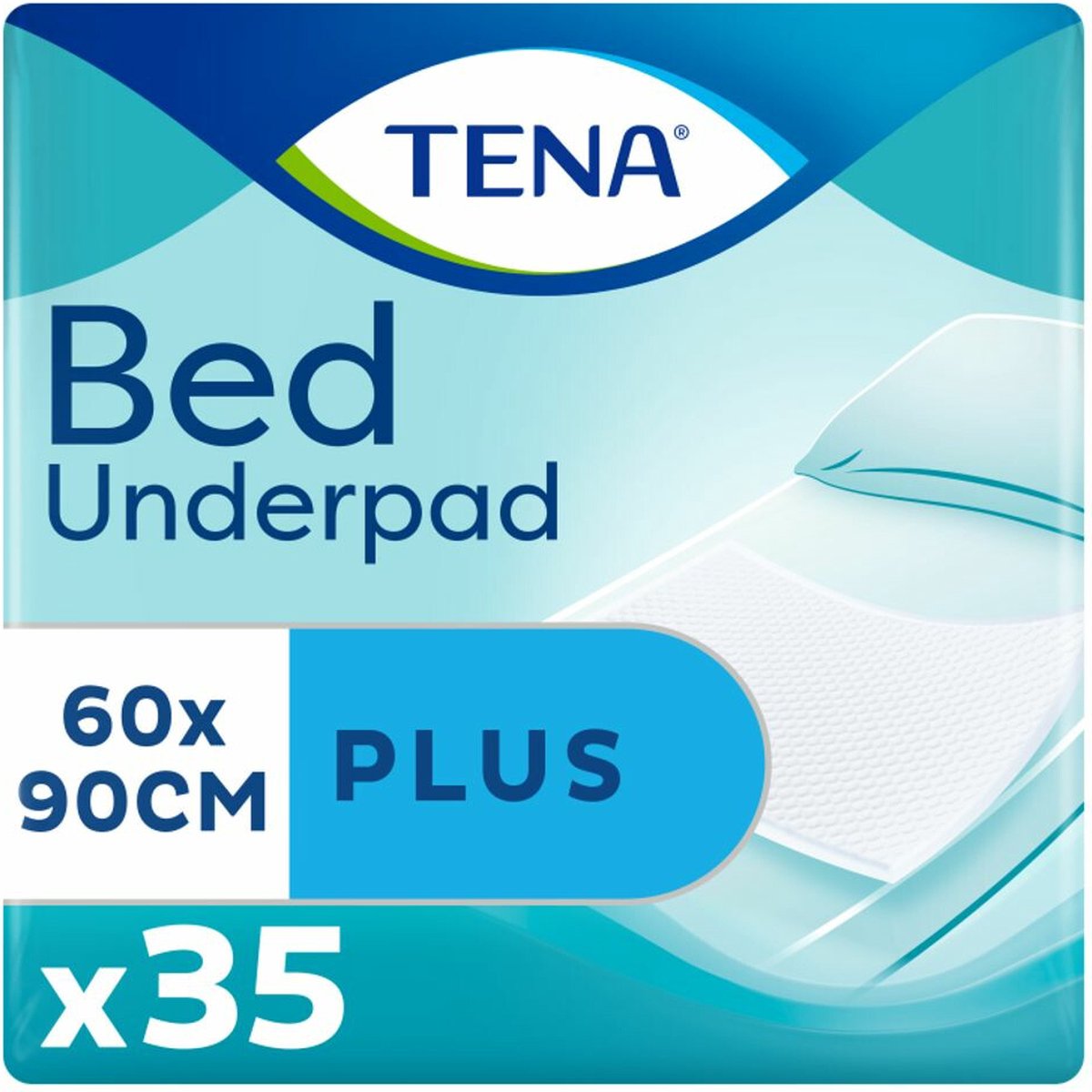 Goedkoopste Tena Bed Plus 60 x 90 cm - 4 pakken van 35 stuks