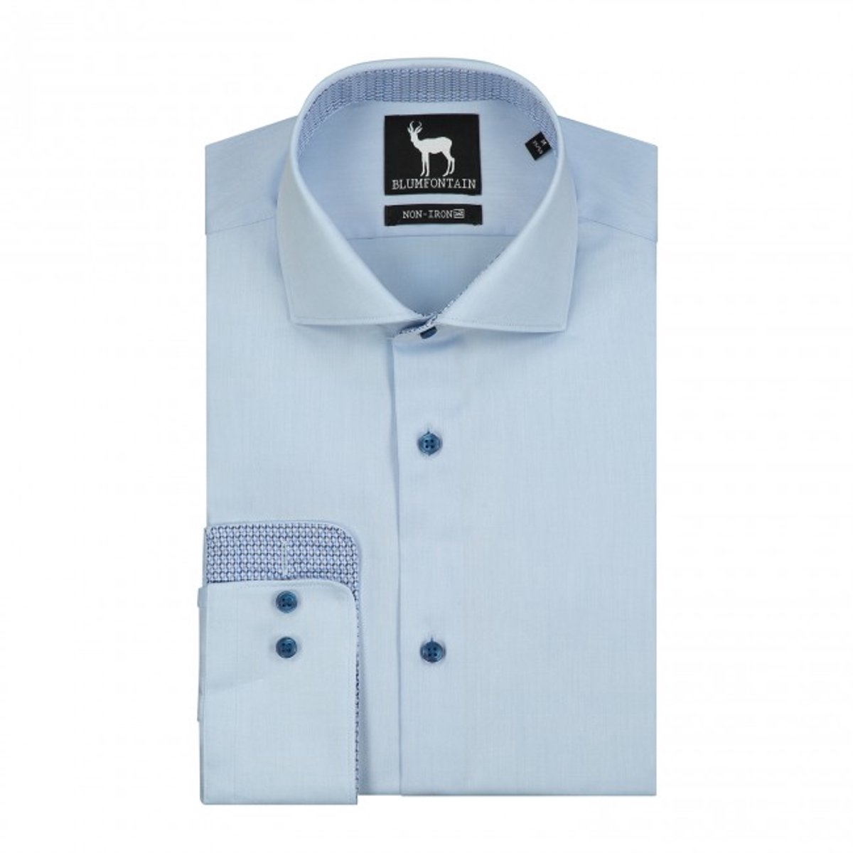 gents - Katoen - Lichtblauw - Maat L/L 41/42