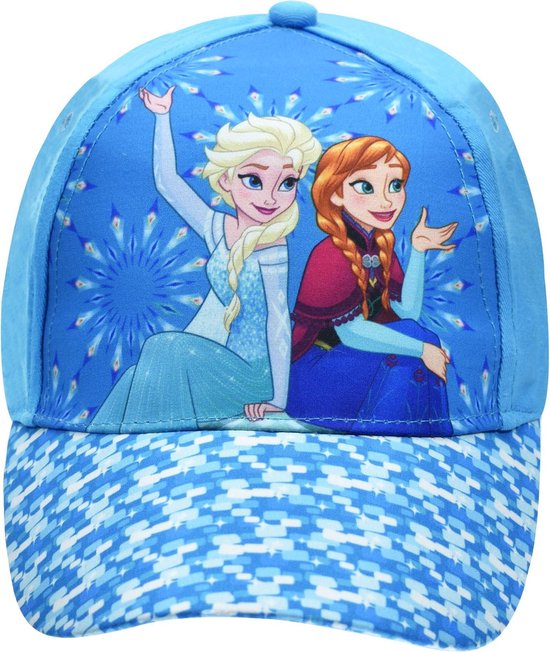 Disney Casquette Anna Et Elsa La Reine Des Frozen Filles Textile Blauw  Taille 54 | bol.com