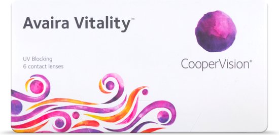 -5.00 - Avaira Vitality™ - 6 pack - Maandlenzen - BC 8.40 - Contactlenzen