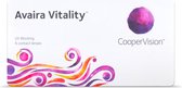 +5.00 - Avaira Vitality™ - 6 pack - Maandlenzen - BC 8.40 - Contactlenzen