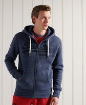 Superdry Heren Trui Vintage Logo hoodie met borduursel en rits