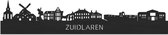 Skyline Zuidlaren Zwart hout - 120 cm - Woondecoratie design - Wanddecoratie met LED verlichting