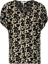 Garcia Blouse Blouse Met Knopen G10034 60 Black Dames Maat - L