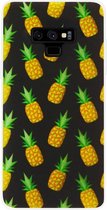 - ADEL Siliconen Back Cover Softcase Hoesje Geschikt voor Samsung Galaxy Note 9 - Ananas