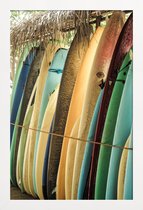 JUNIQE - Poster in houten lijst Ceylone Sliders -40x60 /Kleurrijk