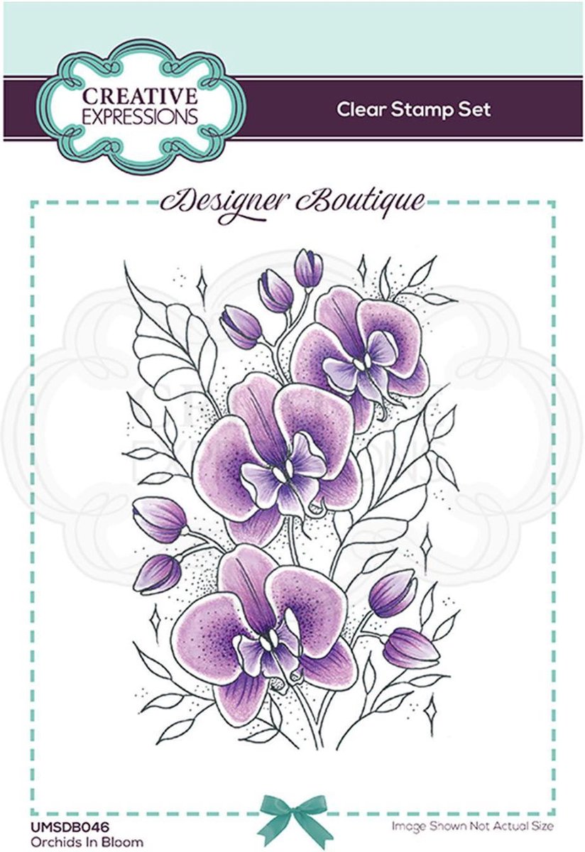 Creative Expressions Clear stamp - Orchidee - A5 - polymeer