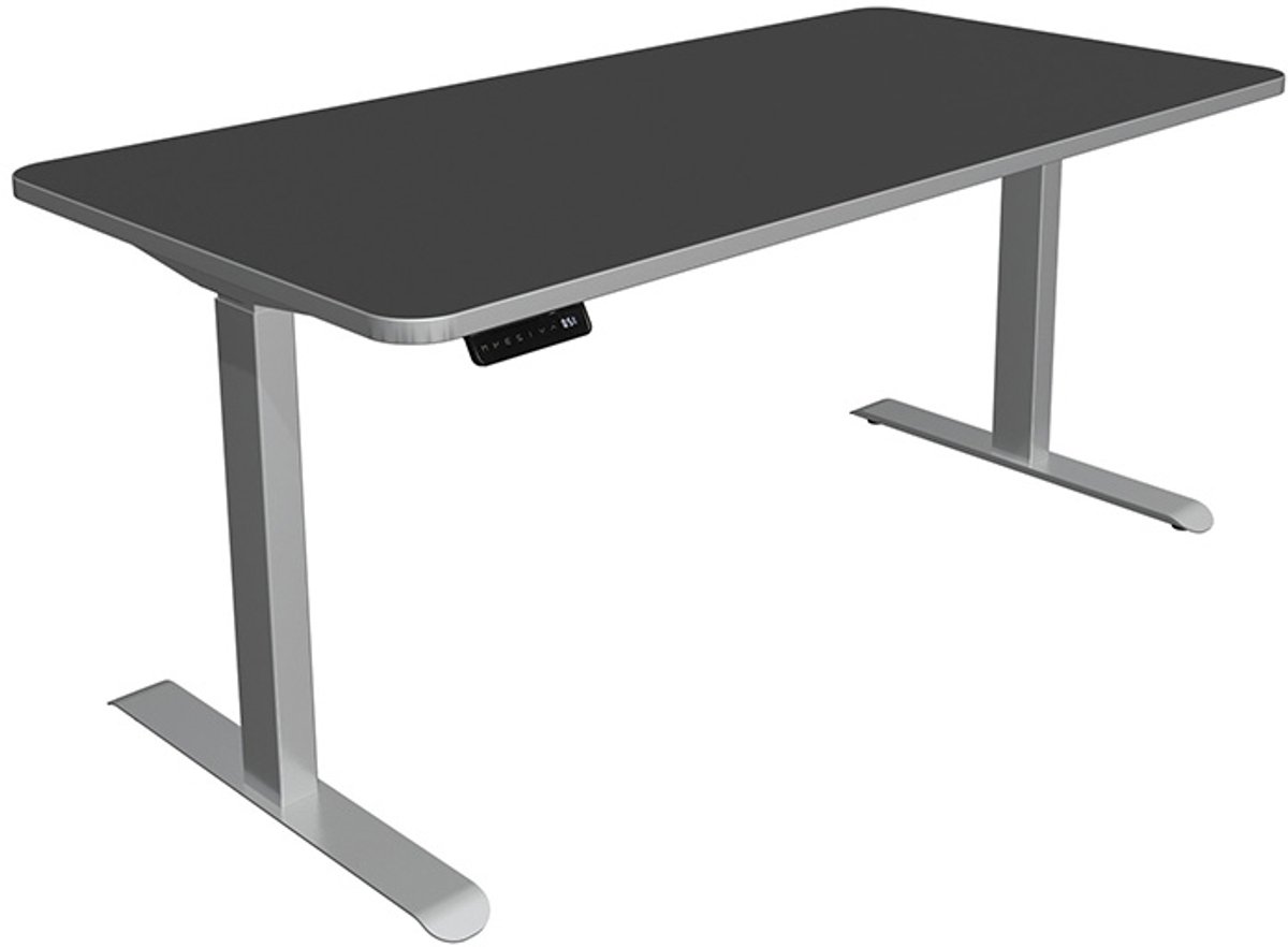 Zit sta bureau Move-3 premium antraciet 160x80cm