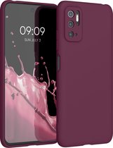 kwmobile telefoonhoesje voor Xiaomi Poco M3 Pro 5G - Hoesje voor smartphone - Back cover in bordeaux-violet