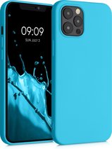 kwmobile telefoonhoesje geschikt voor Apple iPhone 12 Pro Max - Hoesje voor smartphone - Back cover in zeeblauw