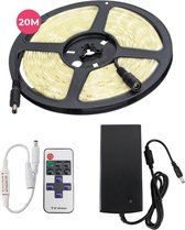 Lagiba 12V waterdichte LED strip - 2000 cm - 3000K - 96.0 Watt