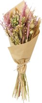 Droogboeket Roze (Medium) ↨ 40cm - bloemen - boeket - boeketje - bloem - droogbloemen - bloempot - cadeautje