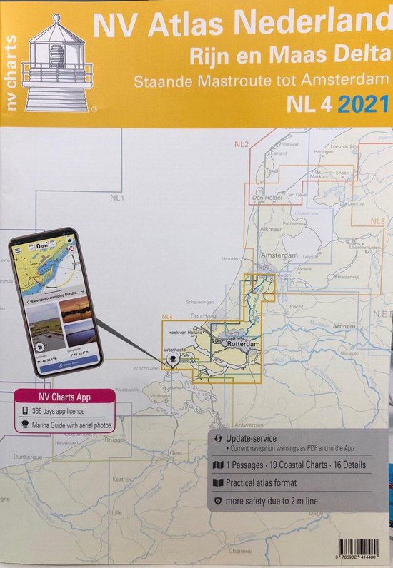 NV Atlas Nederland Kaartgebied: Rijn en Maas Delta | bol