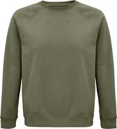 SOLS Unisex Adult Space Organic Raglan Sweatshirt (Khaki)