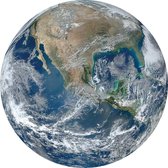 Planet Earth, NASA Images - Foto op Behangcirkel - ⌀ 150 cm