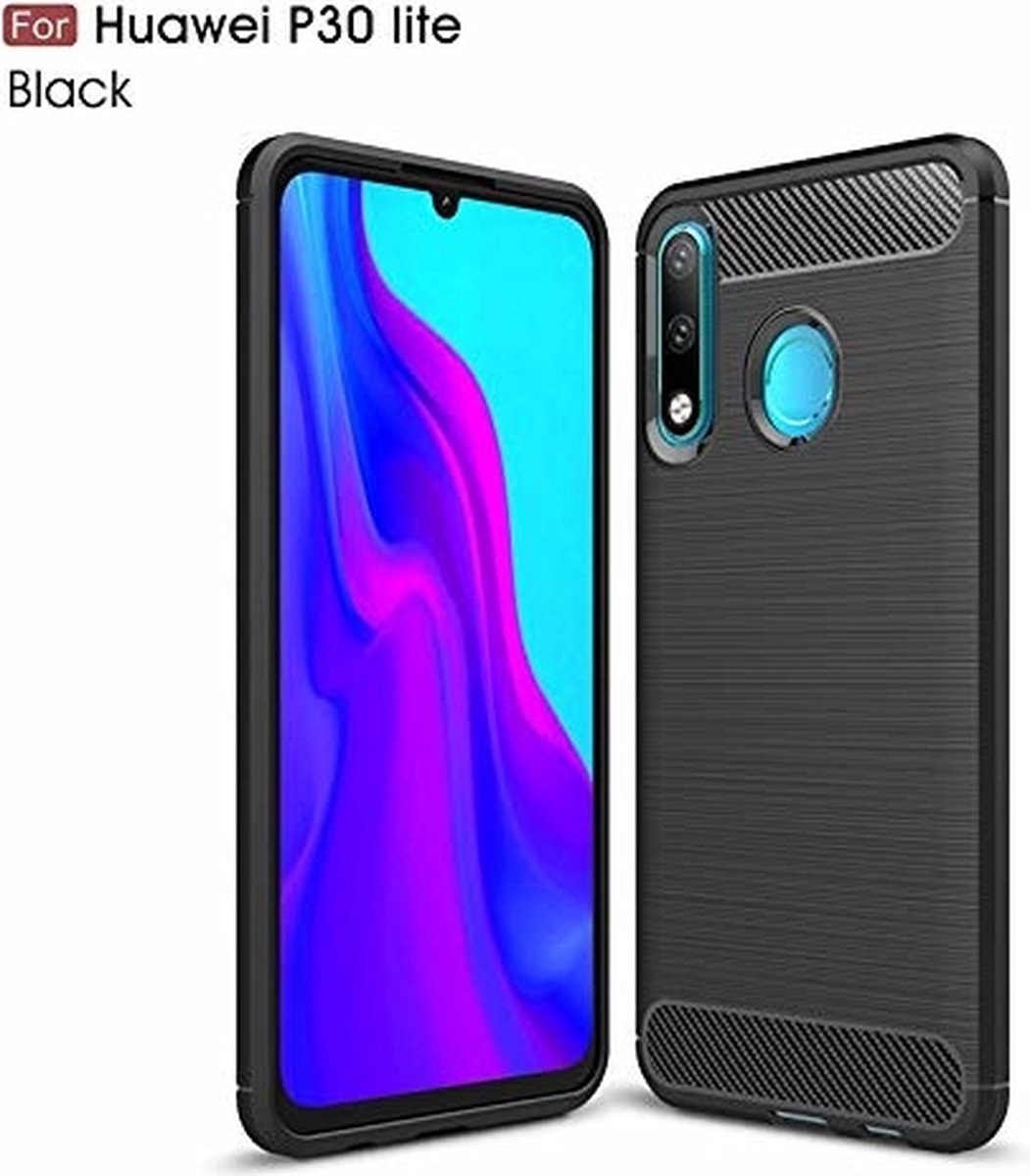Soft Bruchem TPU Hoesje voor Huawei P30 Lite - Matt Zwart - van Bixb