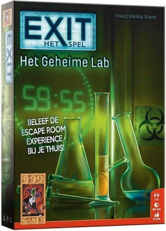 Afbeelding van het spel EXIT Het Geheime Lab - Escape Room - Bordspel