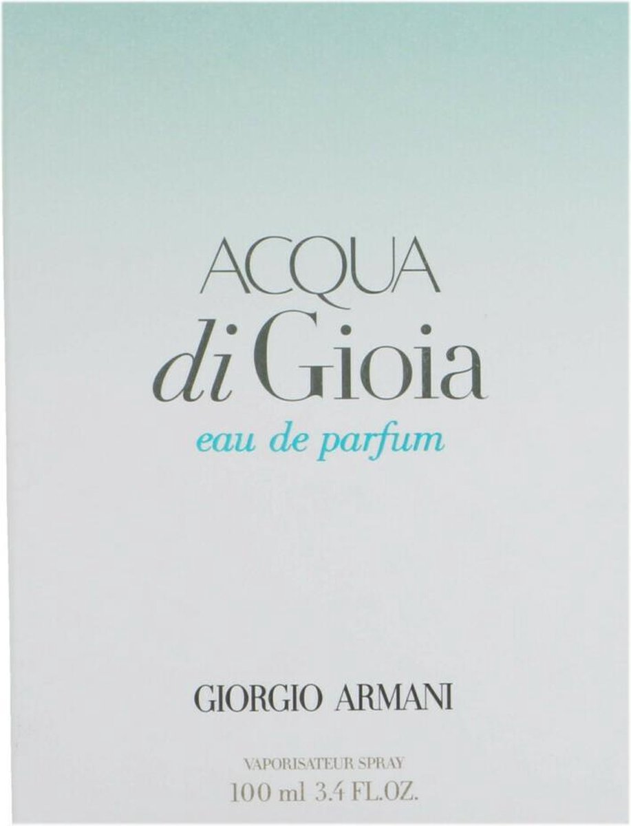 Giorgio Armani Acqua di Gioia 100 ml - Eau de parfum - Damesparfum