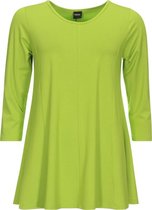 Zazou-A-lijn-shirt-driekwart-mouw-lime