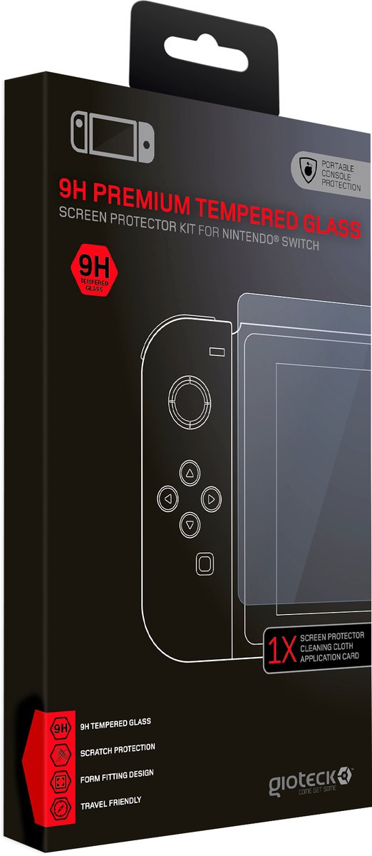 Gioteck - 9H gehard glas schermbeschermer - Nintendo Switch