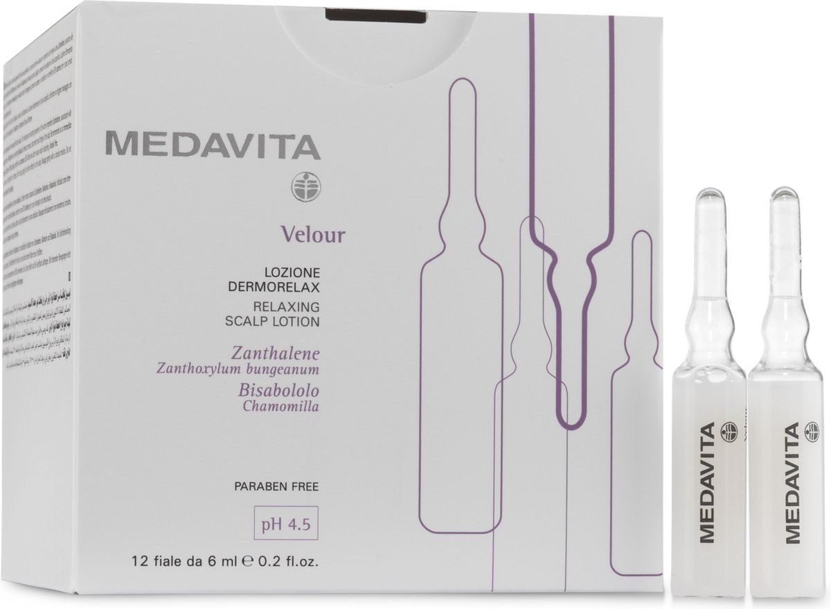 Medavita Ampullen Velour Relaxing Scalp Lotion 12x6ml