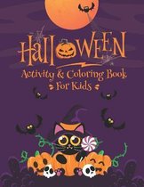 Halloween Activity & Coloring Book For Kids