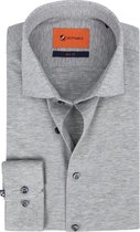 Suitable Overhemd Knitted Jersey Grijs - maat 41