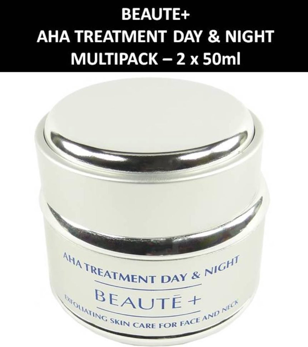 Beaute + AHA Behandeling Dag + Nacht Huidverzorging multiverpakking 2 x 50 ml