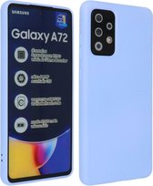 Samsung Galaxy A72 & Galaxy A72 5G Hoesje Fashion Backcover Telefoonhoesje Paars