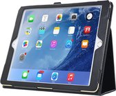 Apple iPad; Stand Smart Case voor uw Apple iPad 2017/2018 + iPad Air 1/2 + iPad Pro 9.7 Inch,luxe handgemaakt zwart hoesje in business uitvoering