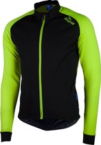 Rogelli Caluso 2.0 Fietsshirt Met Lange Mouwen - Fietsshirt Heren - Zwart/Geel