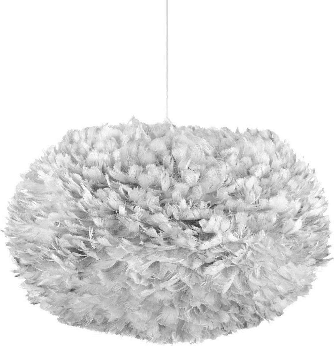 Umage Eos X-large hanglamp light grey - met koordset wit - Ø 75 cm