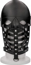 Pain - Leather Male Mask - Zwart