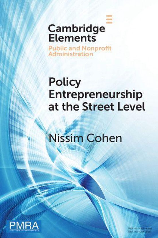 Elements in Public and Nonprofit Administration - Policy Ent ... - cover