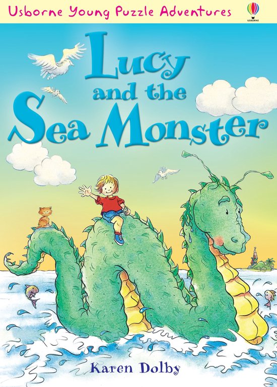 Usborne Young Puzzle Adventures - Lucy and the Sea Monster:  ... - cover