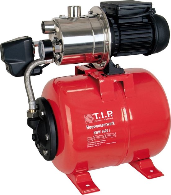 T.I.P. GPK 3600 30147 tuinpomp, max. debiet 3.600 l/u, opvoerhoogte: max. 40 m/4,0 bar, 650 W, ideaal voor mobiele toepassingen auto, licht, glasvezelversterkte kunststof T.I.P. GPK 3600 30147 tuinpomp, max. debiet 3.600 l/u, opvoerhoogte: max. 40 m/4,0 bar, 650 W, ideaal voor mobiele toepassingen auto, licht, glasvezelversterkte kunststof
