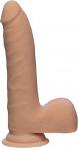 Realistic D - Slim 7 Inch with Balls - Ultraskyn - Flesh