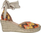 Fred De La Bretoniere 153010217 Espadrilles - Met Sleehak - Dames - Zwart - Maat 39