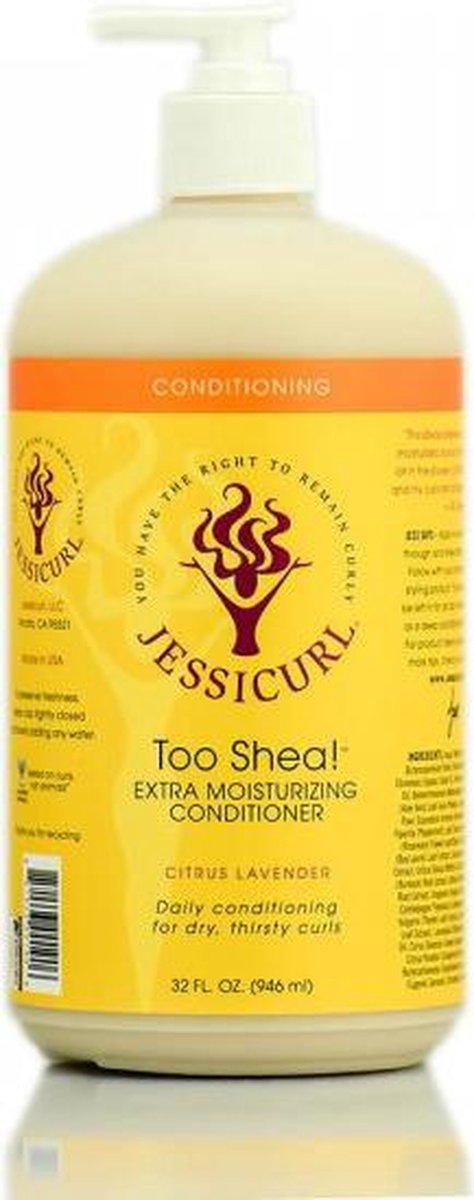 Jessicurl - Too Shea! Extra Moisturizing Conditioner (Citrus Lavender) (32oz)