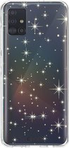 Casetastic Samsung Galaxy A51 (2020) Hoesje - Softcover Hoesje met Design - Stars Print