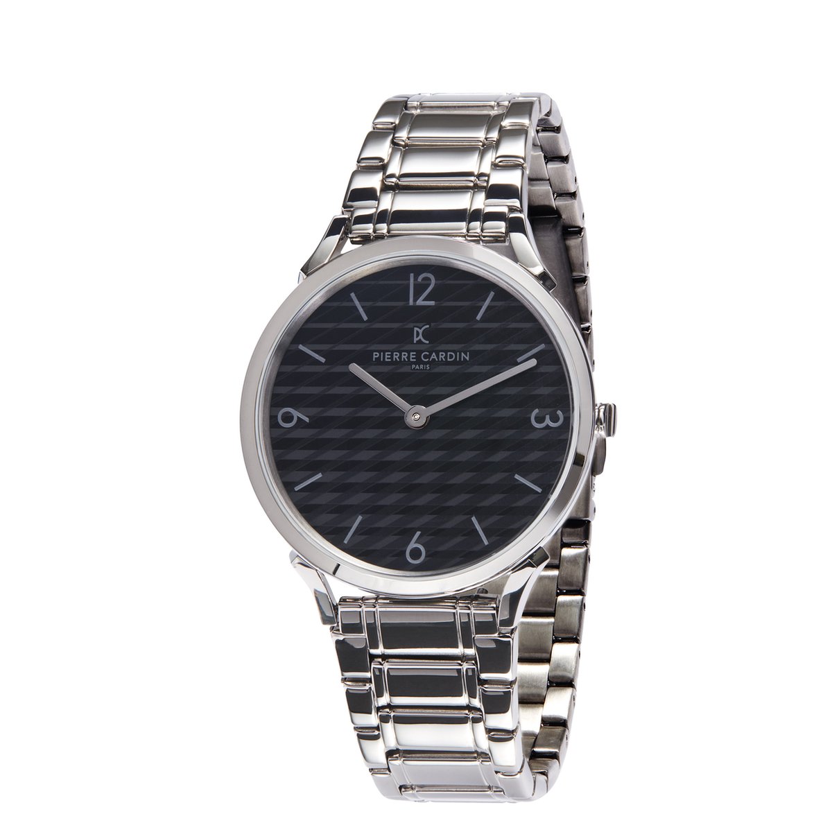 Pierre Cardin Pigalle Stripes CPI.2019 Horloge - Staal - Zilverkleurig - Ø 40 mm