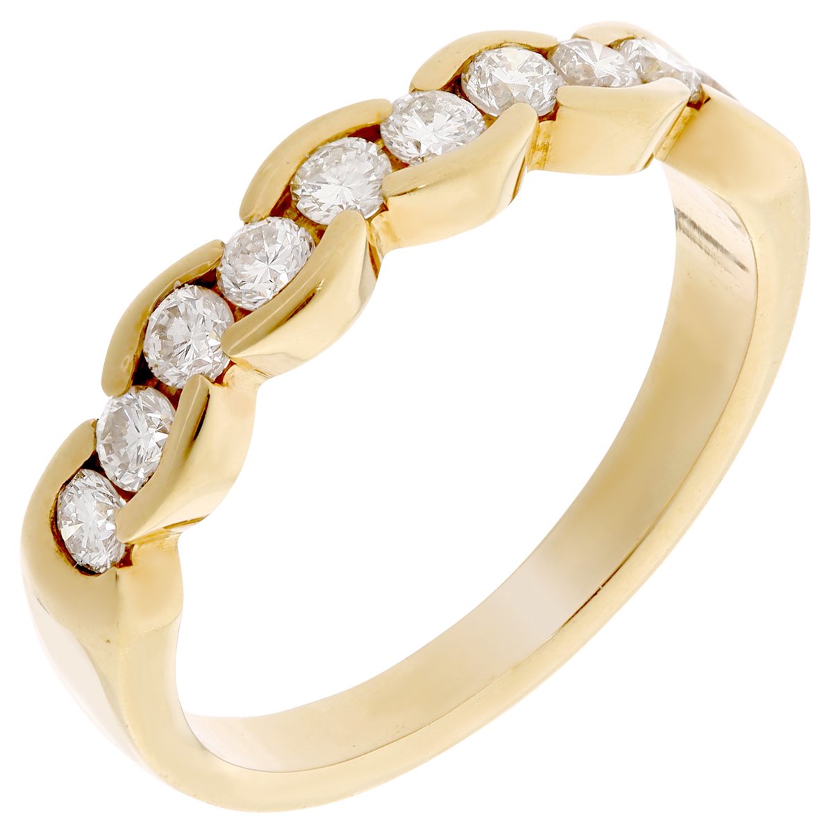 Orphelia RD-111055/DJ/10/53 - Ring - geelgoudkleurige 18 Karaat - Diamant 0.50 ct