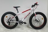 FAT 26 Fatbike 7 Speed White Red FAT 26 Fatbike 7 Speed White Red