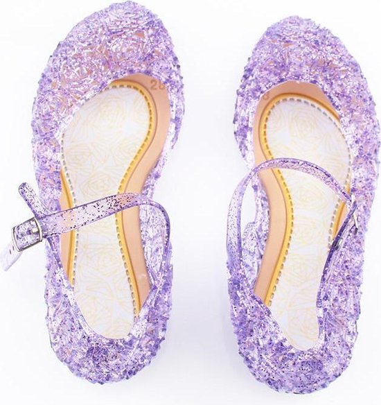 Chaussures à talons à paillettes princesse - Violet - Princesses -  Chaussures... | bol