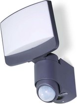 LUTEC Sunshine - Buitenverlichting LED Wandlamp met Sensor - Donkergrijs