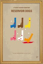 JUNIQE - Poster met houten lijst Reservoir Dogs -30x45 /Kleurrijk