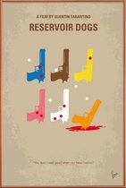 JUNIQE - Poster met kunststof lijst Reservoir Dogs -20x30 /Kleurrijk