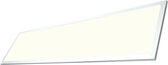 LED Paneel - Viron Ganto - 120x30 Natuurlijk Wit 4000K - 45W Inbouw Rechthoek - Mat Wit - Aluminium - BSE